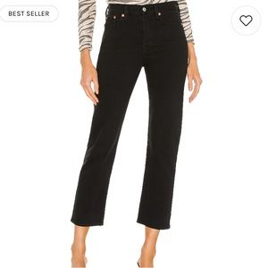 Black Levi’s Jeans - Wedgie Straight Ankle